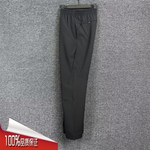 安踏大师腰型动裤男2025冬季新款防泼水加绒直筒休闲裤152547510N