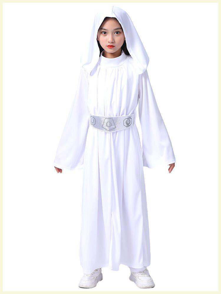 儿童星球大战莱娅公主万圣节装扮派对服装电影人物角色扮演衣服