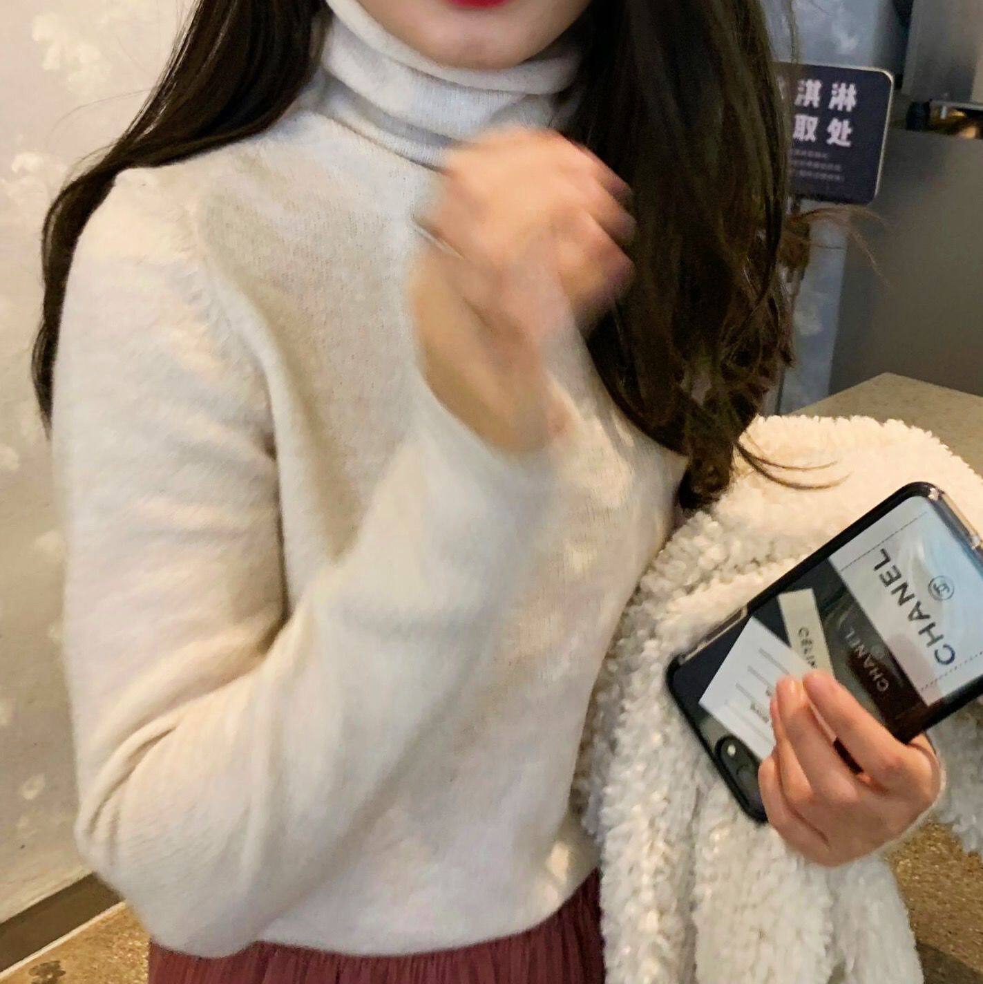 童良品MAMA秋冬新款三色羊驼绒毛衣内搭长袖套头针织高领打底衫女|ruв категории Женская одежда, свитер/свитер - от Buy2taobao.com для оказания профессиональной услуги покупки агента Taobao