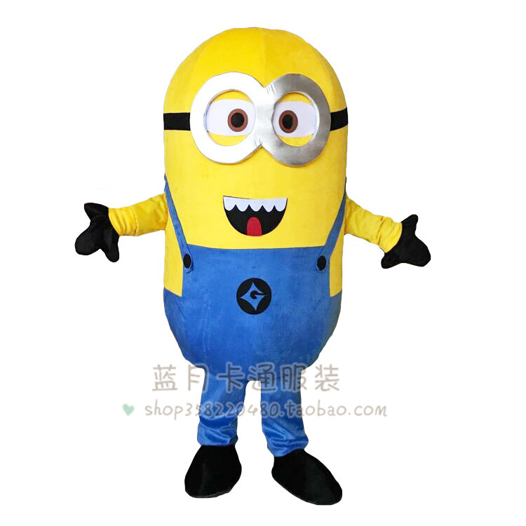 小黄人行走卡通人偶服装cosplay尾牙道具动漫表演玩偶服神偷奶爸