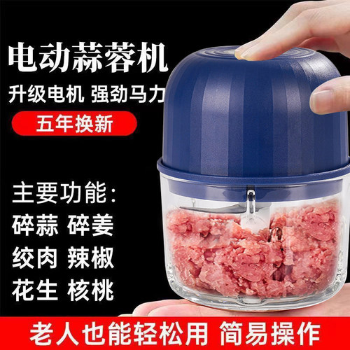 家用绞肉机大蒜智能捣蒜多功能全自动升级辣椒蒜泥器