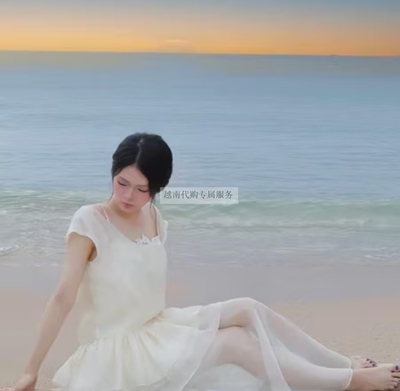 越在线越南小众aguja新款海边度假风蕾丝捆边吊带内搭长裙三件套