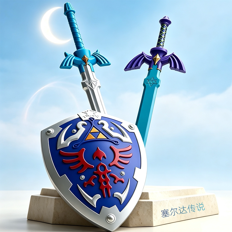 大师之剑儿童玩具剑塞尔达传说武器模型pu软胶兵器男孩玩具大宝剑图片