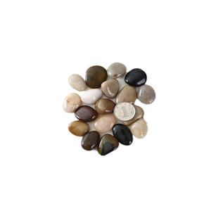 园艺用品鹅卵石彩色石头鱼缸花盆装饰雨花石河沙石小石子庭院铺面