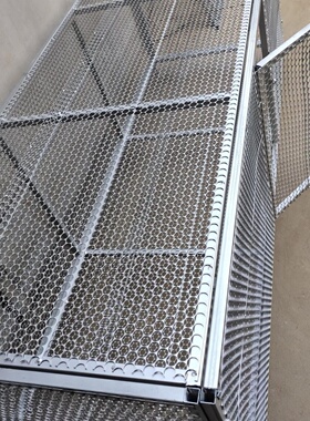 鸡笼整体不锈钢鸡笼鸭笼鸽子笼可笼外喂食加密加固防鼠防黄鼠狼