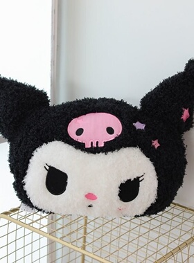 库洛米抱枕公仔玩偶靠枕床头靠垫女生睡觉抱大靠背尺寸含耳朵