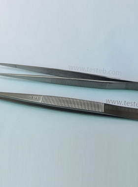 瑞士Weller-Erem 21SA镊子2mm粗尖头 横纹锯齿稳固重型夹持长16cm