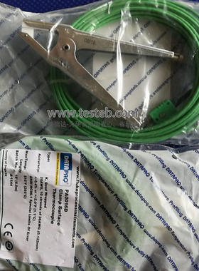 英国Datapaq PA0011夹型探头 ET6063A炉温仪K型热电偶测温线265℃