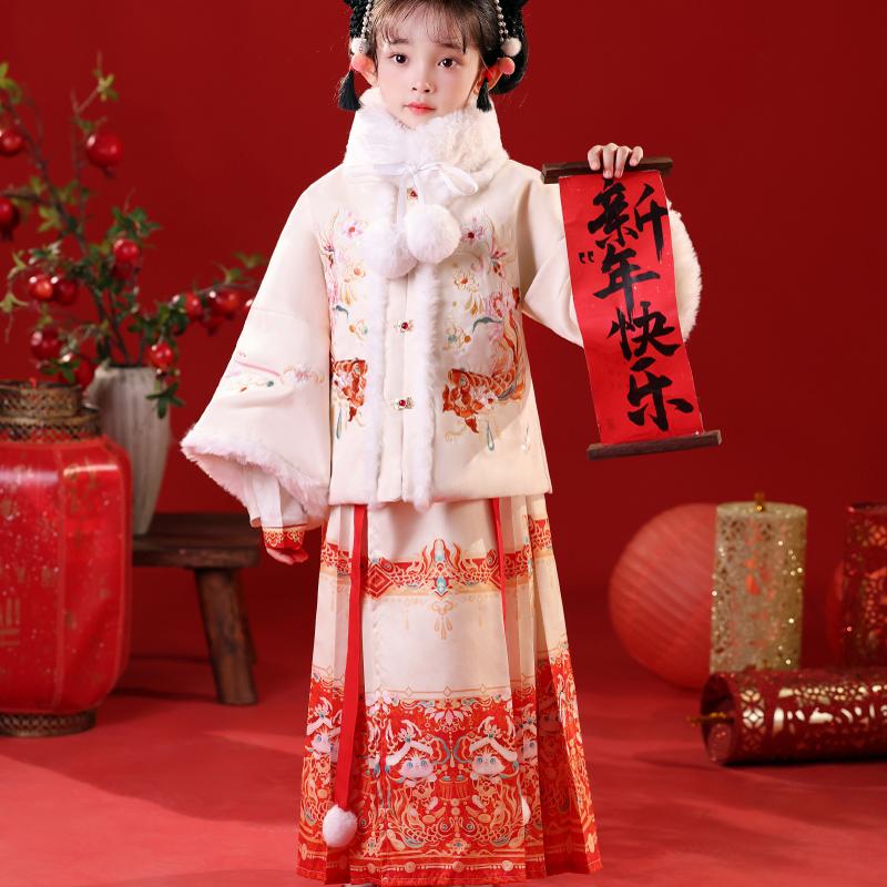 加厚中国风秋冬超仙新年唐装