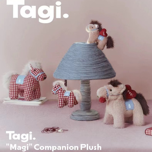 Tagi.《小马Magi》马年限定毛绒玩偶创意挂件包配饰包包挂件