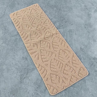 进门入户地垫现代简约树叶丙纶厨房吸油吸水防污防滑可机洗地毯