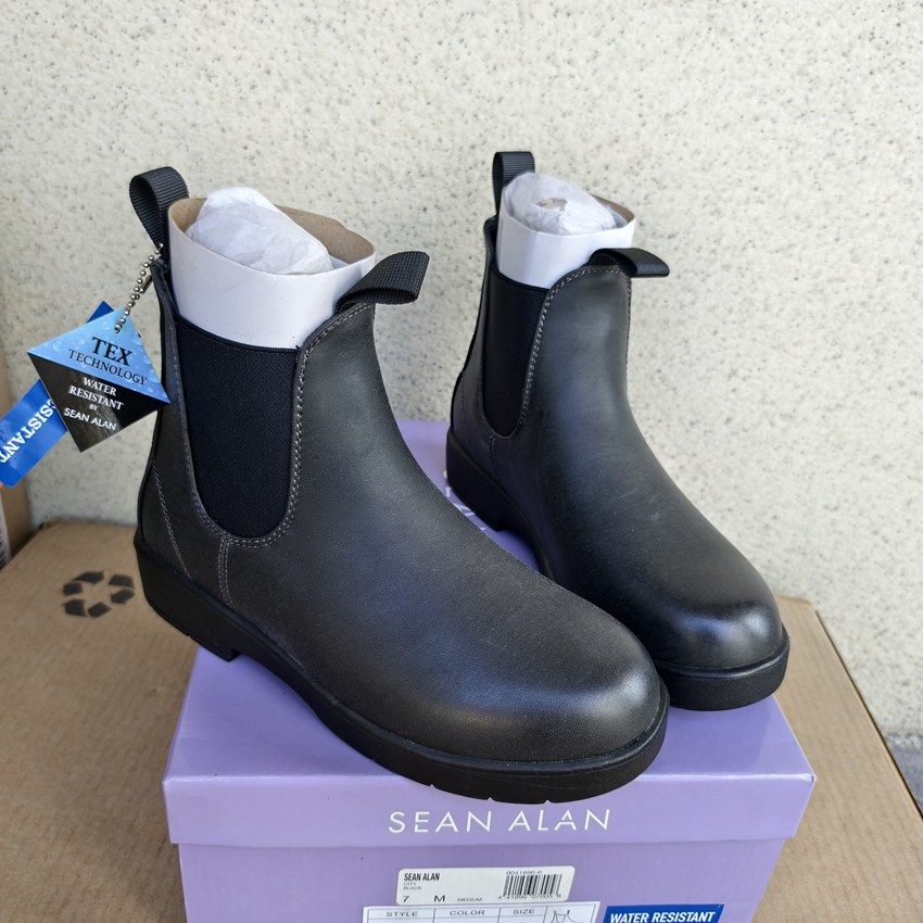 外贸松紧低跟切尔西靴骑士靴短靴