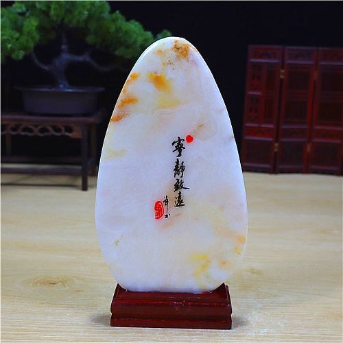 阿富汗天然玉石原石摆件观赏石奇石镇宅家居客厅装饰石头玉石玉器