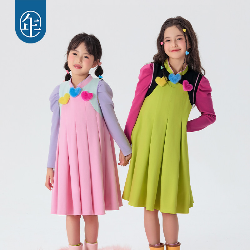 年衣童装女童连衣裙2025年春季新款女宝裙子甜美儿童无袖背心裙