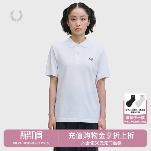 FREDPERRY纯色短袖polo衫