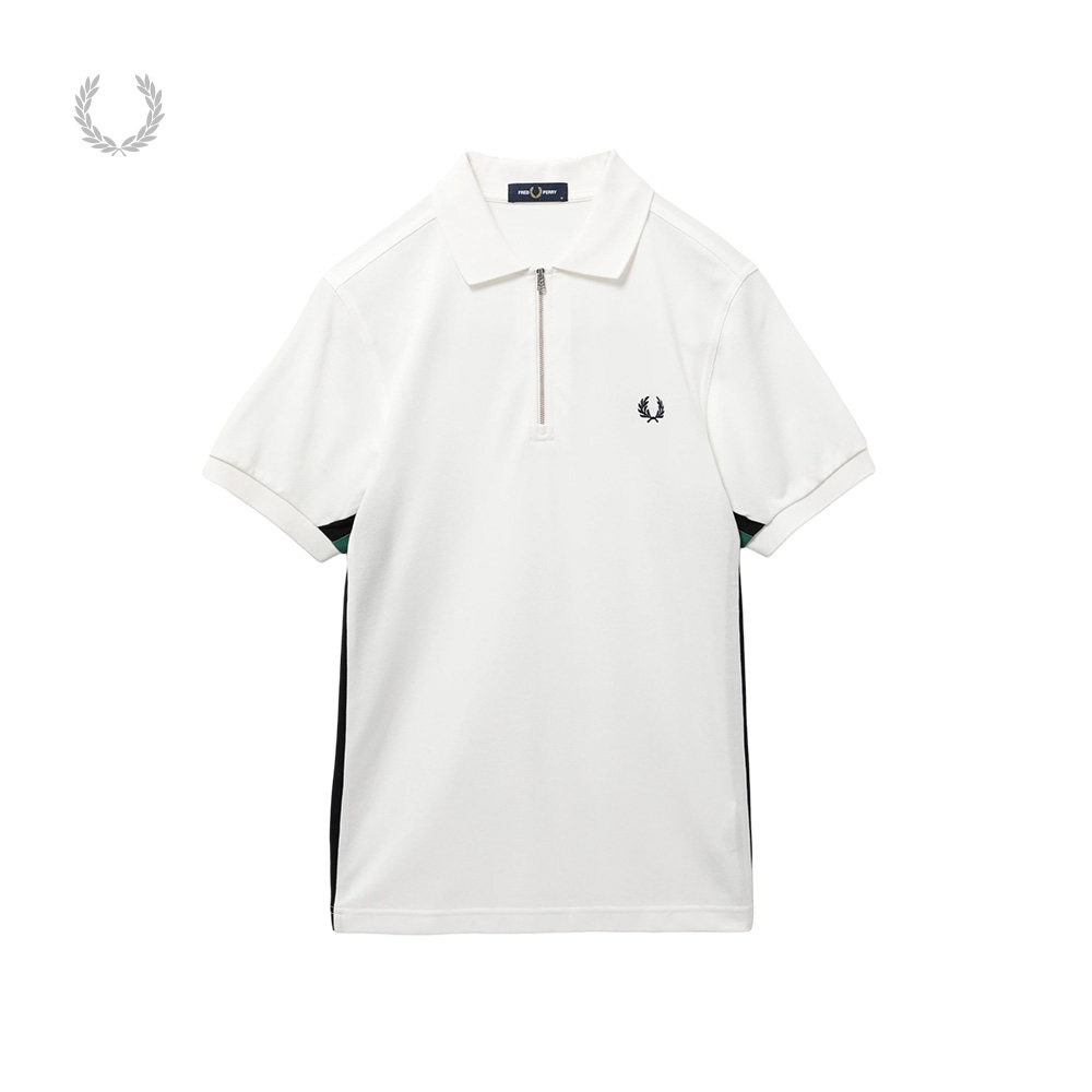 FREDPERRY半拉链polo衫清爽活力图片