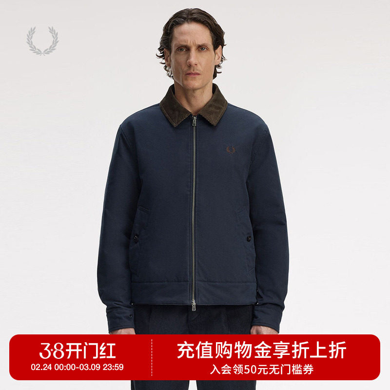 FRED PERRY翻领拉链夹克1499元