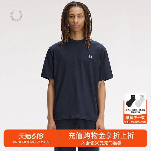 FREDPERRY宽松短袖T恤简约休闲