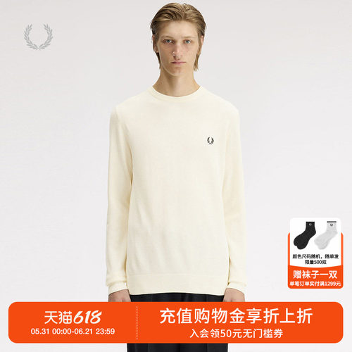 FREDPERRY圆领针织上衣简约基础
