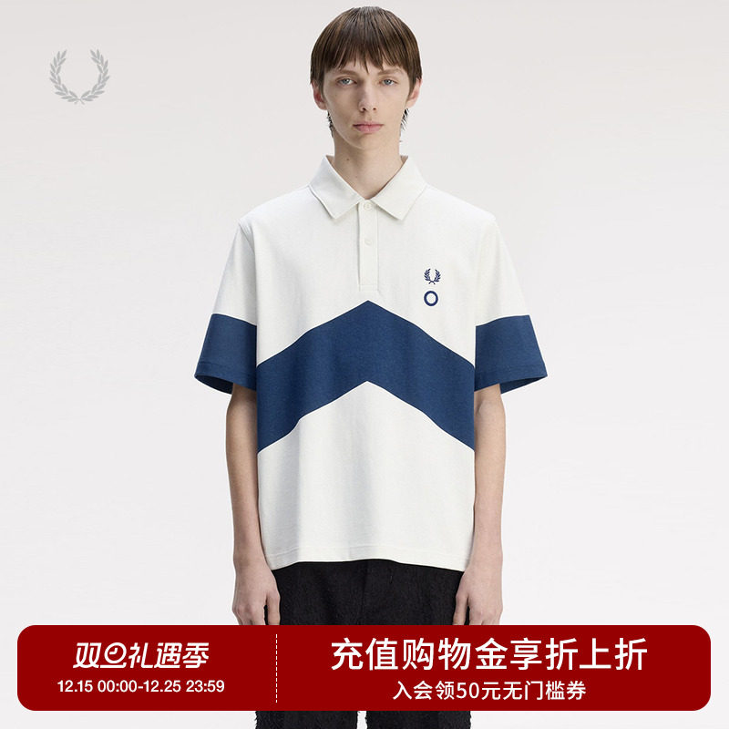 FRED PERRY.Craig Green男士休闲POLO衫2025冬季新款短袖M1139