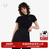 PERRY女士POLO衫 2025冬季 新款 FRED 休闲英伦短袖 纯棉麦穗刺绣G12