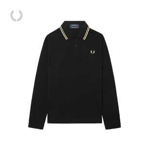 PERRY男士 长袖 休闲POLO衫 新款 宽松麦穗刺绣M1212 2025冬季 FRED