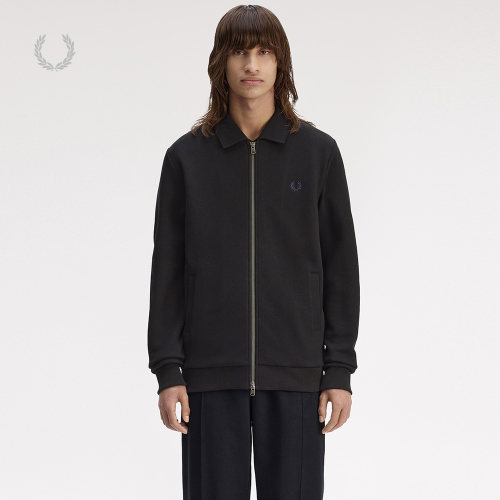 FREDPERRY翻领拉链卫衣简约休闲