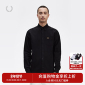 宽松麦穗刺绣长袖 FRED 衬衣M5516 2025冬季 新款 PERRY男士 休闲衬衫