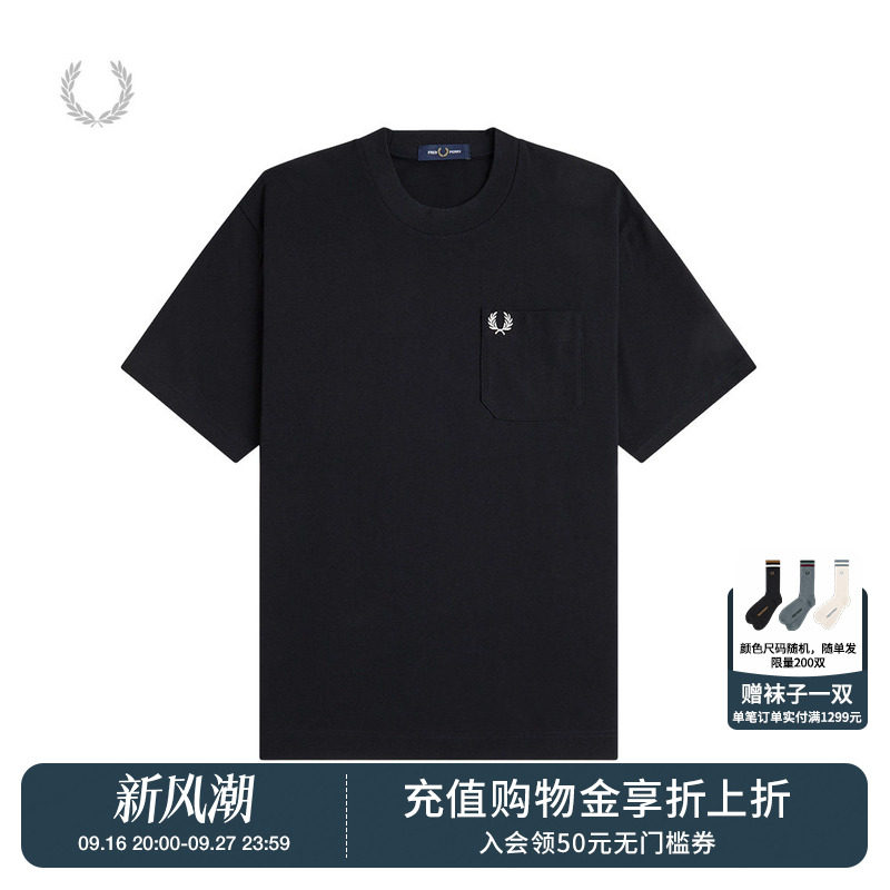 FREDPERRY宽松短袖T恤图片