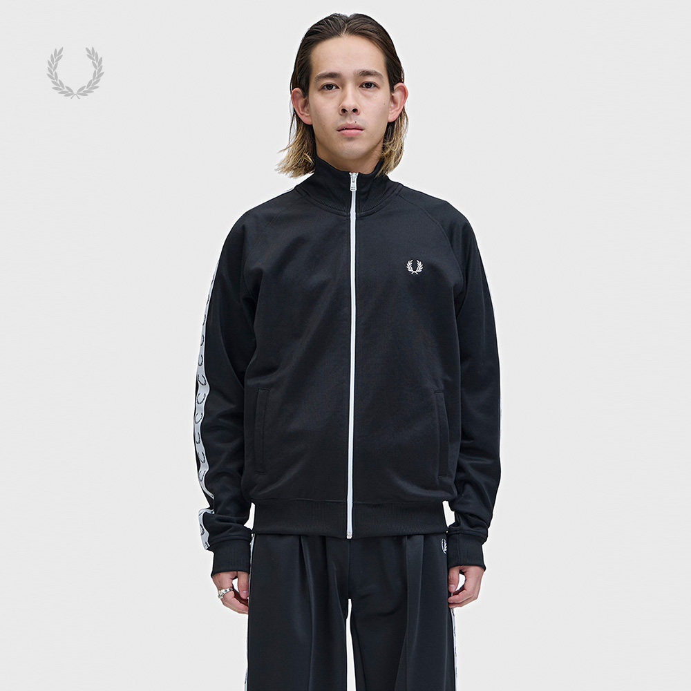 FRED PERRY男装休闲卫衣2026夏季新款立领拉链麦穗logo串标J4620