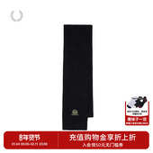 FRED 英伦字母数字麦穗刺绣C1130 新款 PERRY男士 休闲围巾2025冬季