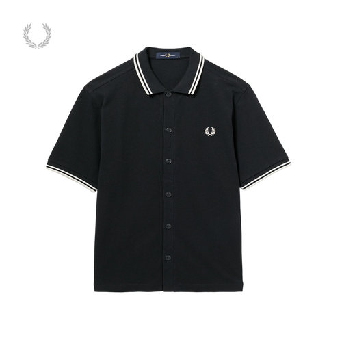FREDPERRY翻领短袖衬衫