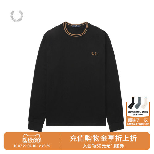 FREDPERRY圆领长袖T恤时尚有型