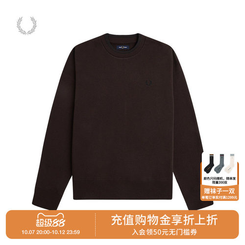 FREDPERRY宽松圆领卫衣