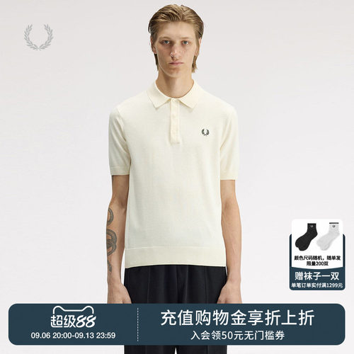 FREDPERRY短袖针织衫简约质感