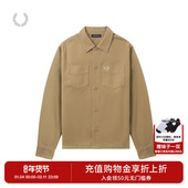PERRY男士 休闲衬衫 冬季 FRED 纯色麦穗刺绣双口袋长袖 衬衣M6627