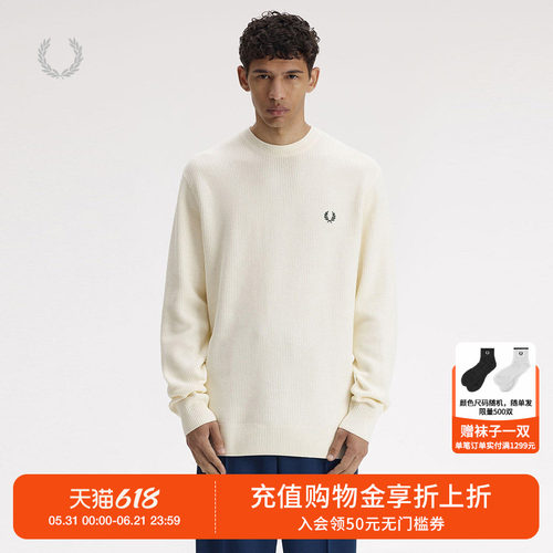 FREDPERRY圆领针织上衣简约基础