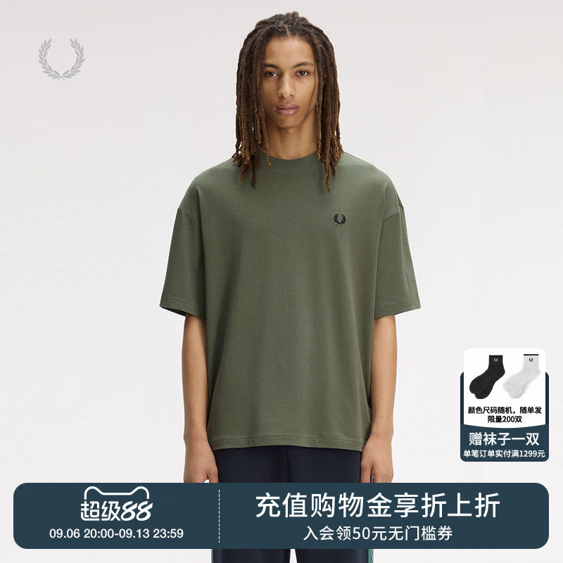FREDPERRY宽松短袖T恤简约休闲图片