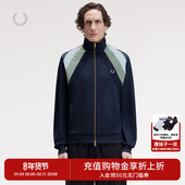 FRED 拉链麦穗刺绣J1320 拼色立领开衫 PERRY男士 休闲卫衣2025冬季