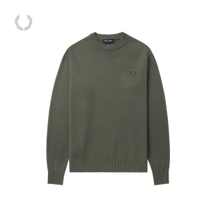 新款 FRED 冬季 休闲针织衫 麦穗刺绣宽松圆领潮K8552 PERRY男士