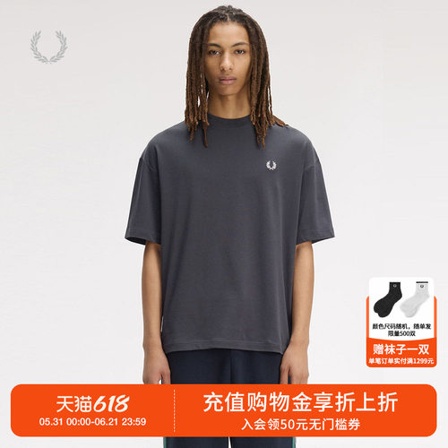 FREDPERRY宽松短袖T恤随性休闲