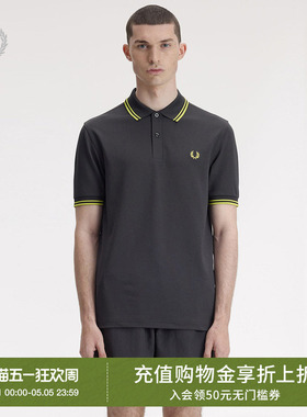 FRED PERRY男装翻领短袖polo衫2026夏季新款活力运动风网球服上衣