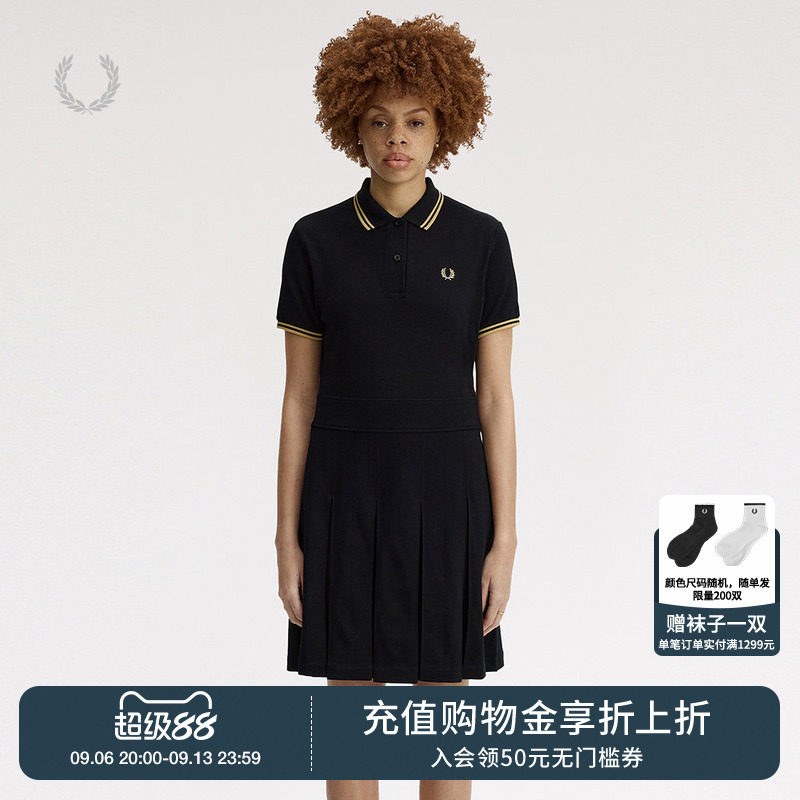 FREDPERRY短袖连衣裙青春时尚图片
