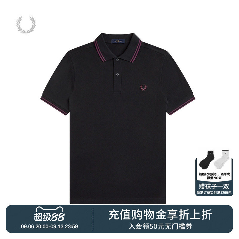 FREDPERRY合身短袖polo衫图片