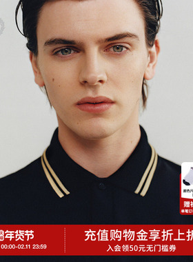 FRED PERRY男士POLO衫2025冬季英伦商务休闲麦穗短袖重磅多彩M12