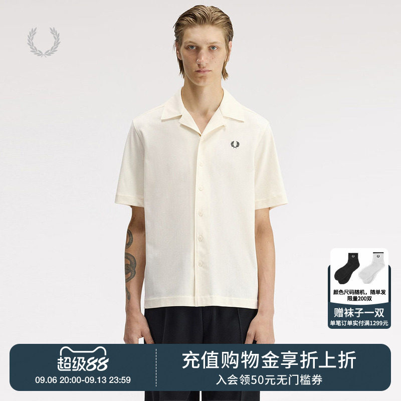 FREDPERRY短袖衬衫简约基础款图片