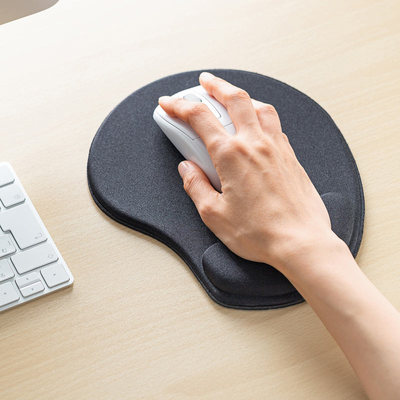 日本SANWA护腕鼠标垫手托一体式游戏办公护手腕垫防滑抑菌慢回弹