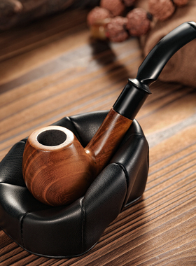 Firedog烟斗架单位皮质沙发烟斗架座石楠木烟斗专用支架烟具配件
