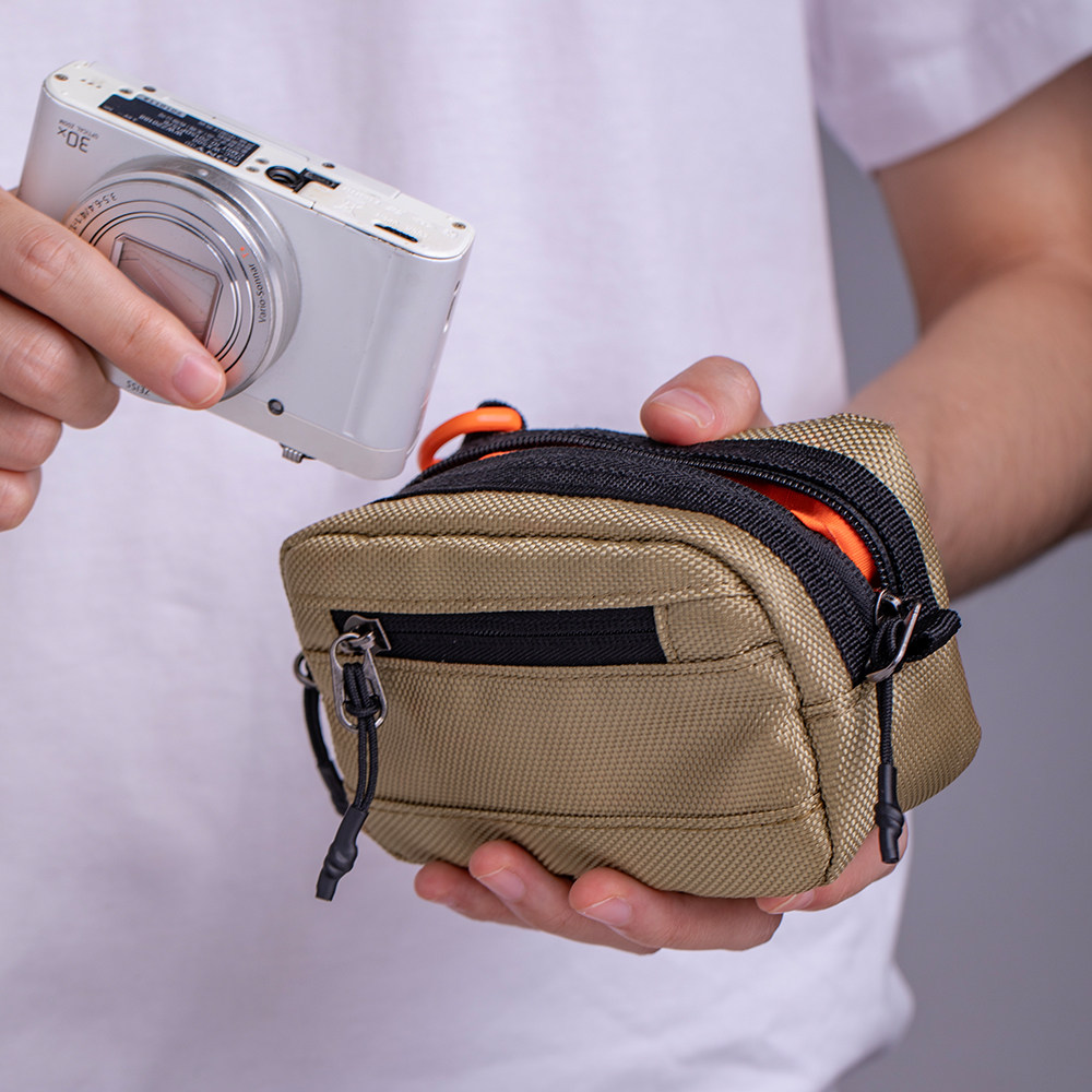 时尚便携相机包卡片机GR2GR3GR3X相机电池收纳包机能小方包