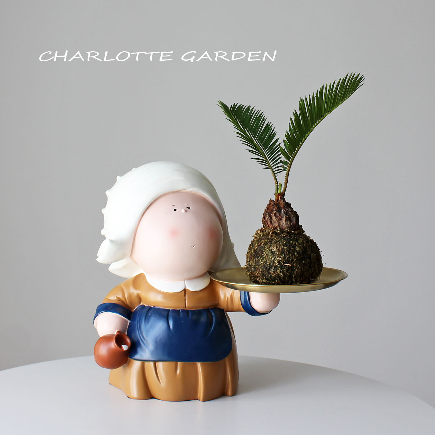 创意盆栽 卡通名画花盆 苔藓苏铁 室内好养绿植盆栽 开业乔迁礼物,鲜花速递/花卉仿真/绿植园艺,绿植,淘宝优惠券,粉丝福利购,淘宝优惠卷